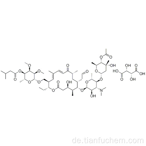 Tylosin-3-acetat 4B- (3-methylbutanoat) (2R, 3R) -2,3-dihydroxybutandioat CAS 63428-13-7